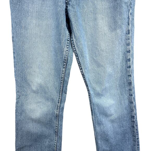 VTG Silver Jean 28x31 Straight Med Wash Y2K Street Western Casual Basic Grunge - Picture 8 of 16